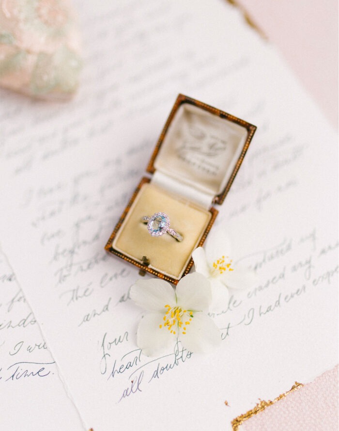 anello fidanzamento sposi sposarsi a firenze lettera amore scrittura a mano calligrafia calligrafica